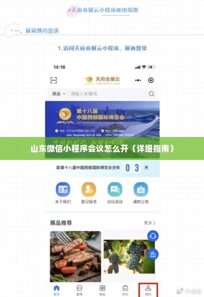 山东微信小程序会议怎么开（详细指南）