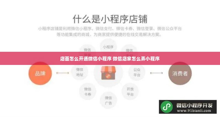 店面怎么开通微信小程序 微信店家怎么弄小程序