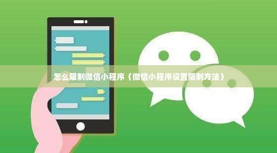 怎么限制微信小程序（微信小程序设置限制方法）