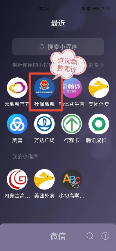 微信小程序怎么缴纳社保（微信小程序怎么缴纳社保的）