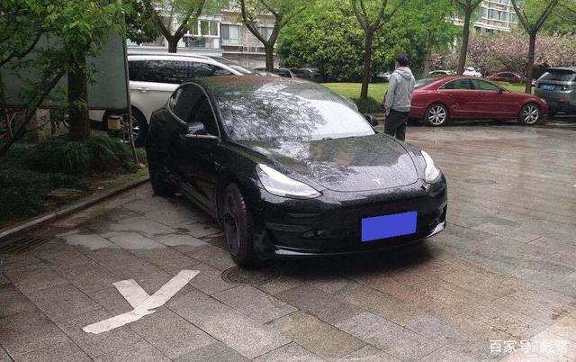 黑色model3外观装饰 特斯拉model 3黑色内饰