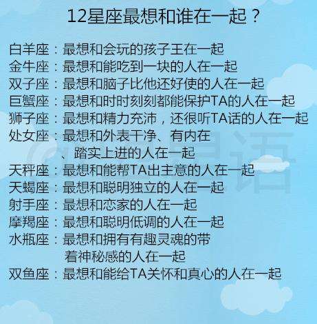 12星座的智商排名 12星座智商排名表图片