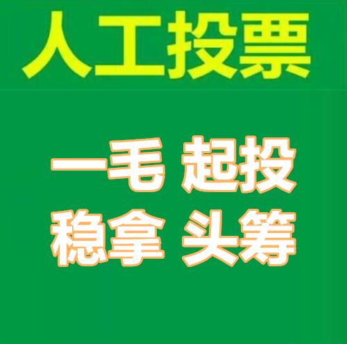 微信投票人工投票群 微信人工投票群怎么收费