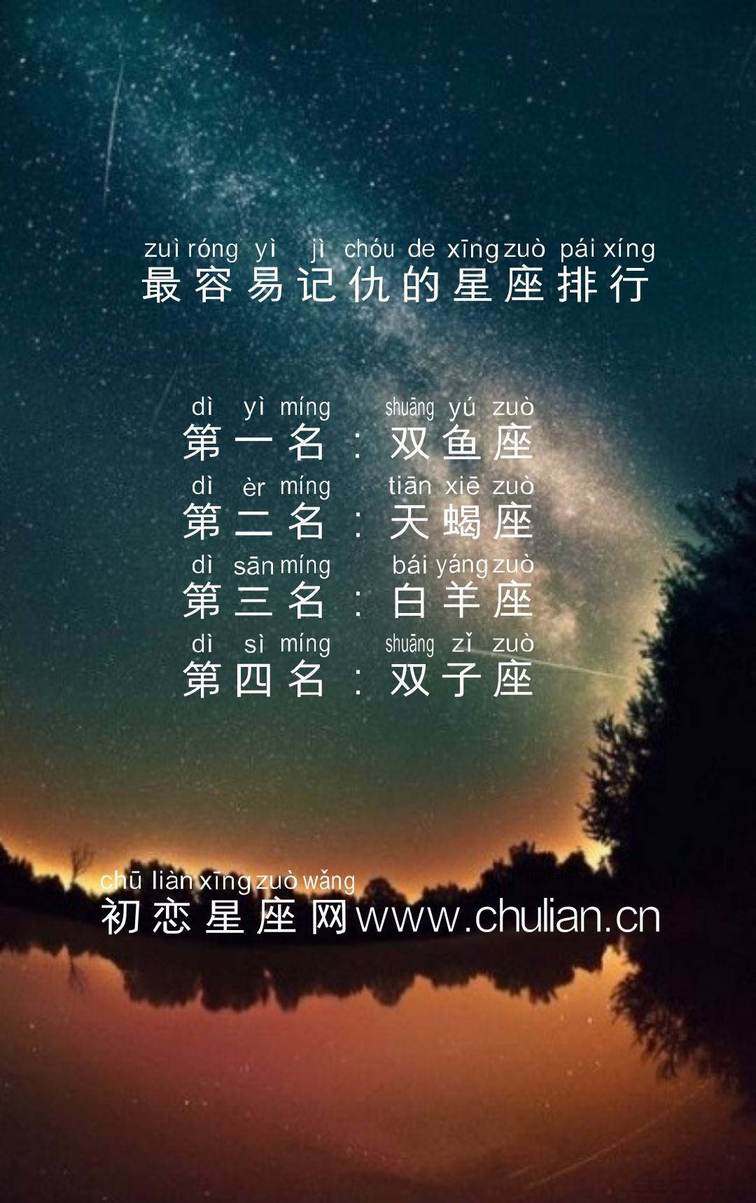 不记仇的星座(最不爱记仇的星座)