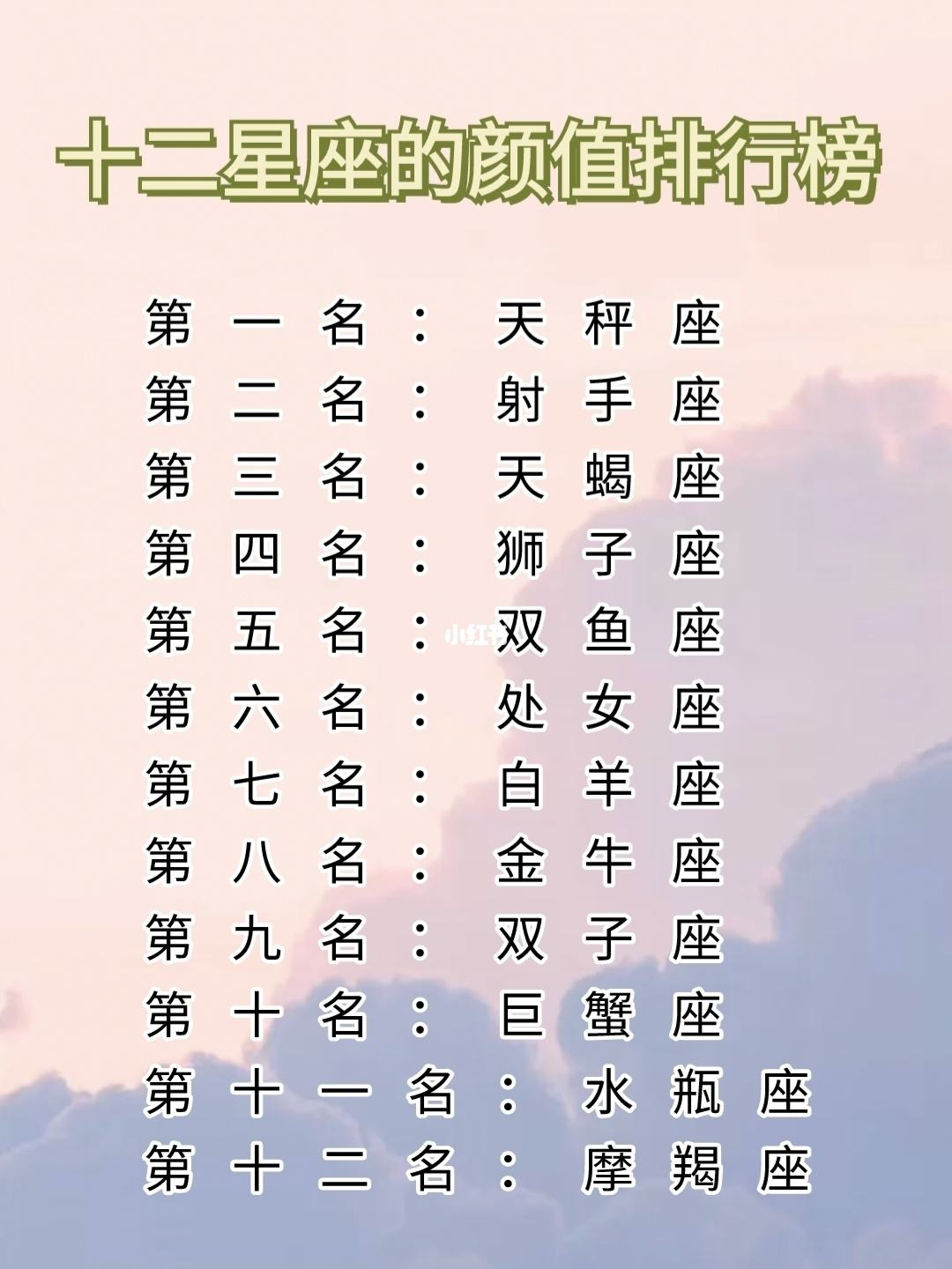 十二星座iq排名(12星座智商排行榜)