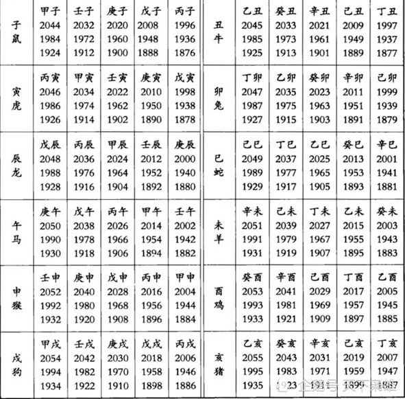 十二生肖排列顺序表动画(十二生肖排列顺序表动画版)