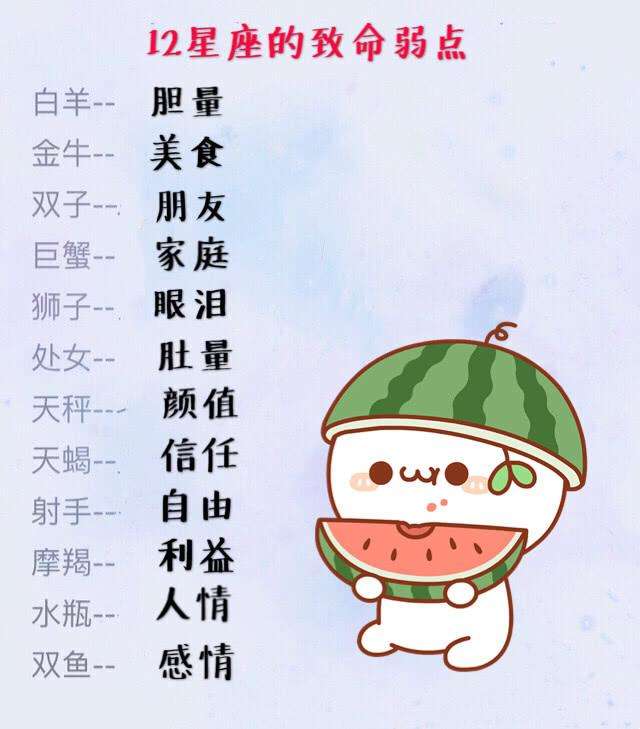 十二星座的眼泪的颜色(十二星座的眼泪是什么变的)